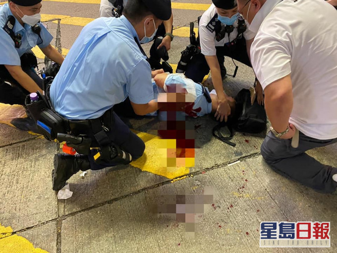 紀律部隊首長斥有人在社交媒體英雄化兇徒的行徑。警方FB圖片