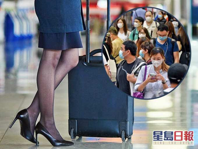 有空姐驚嘆港人生活回復正常。資料圖片