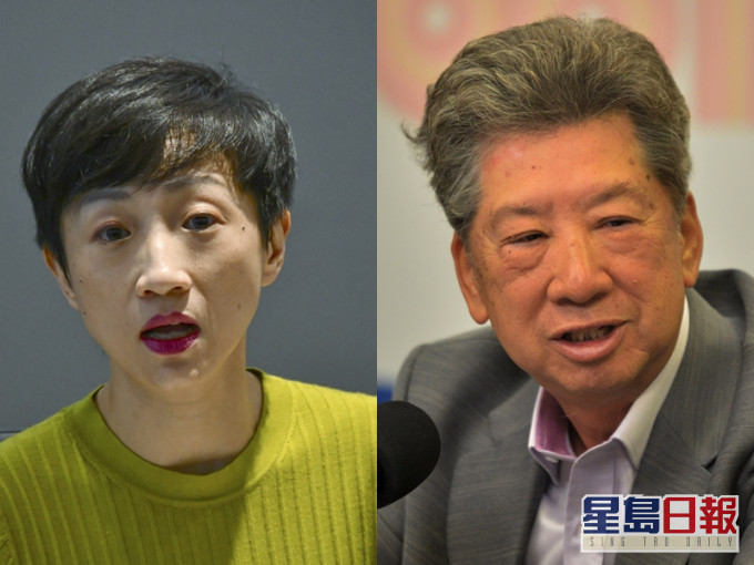 陳淑莊(右)認為湯家驊(左)稱特首可無限次押後選舉,會帶來不少問題。 資料圖片
