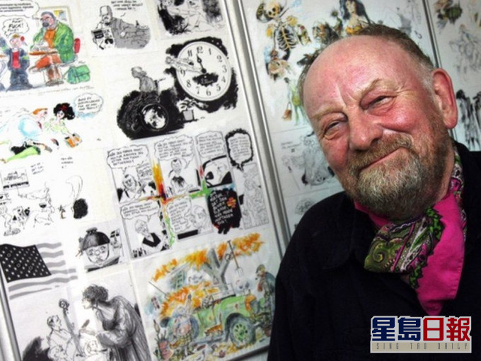 創作穆罕默徳的漫畫、觸怒全球各地穆斯林的丹麥漫畫家韋斯特加德去世,終年86歲。網上圖片