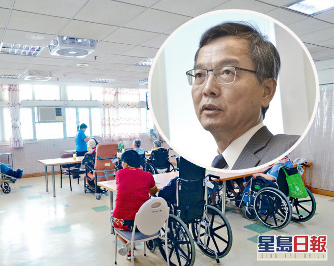 林正財表示,院友及探訪者打疫苗後或可探訪。 資料圖片