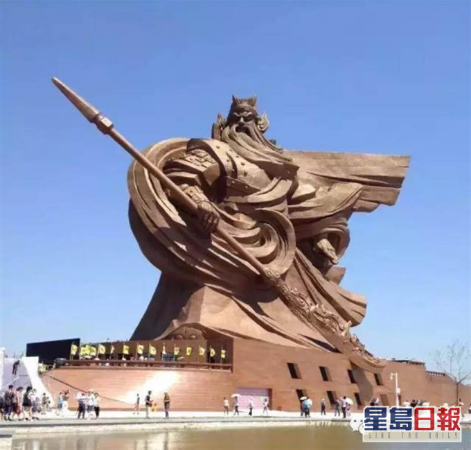 全球最大关公像。网图