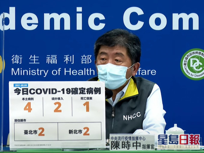 台灣新增6宗新冠確診,4宗為本地感染。網上影片截圖