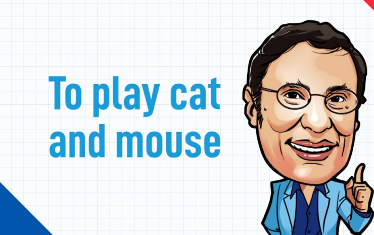 又中又英｜To play cat and mouse