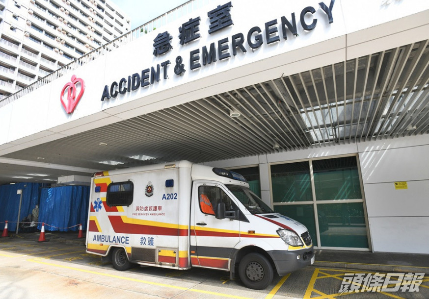 老婦昏迷送院搶救。 資料圖片