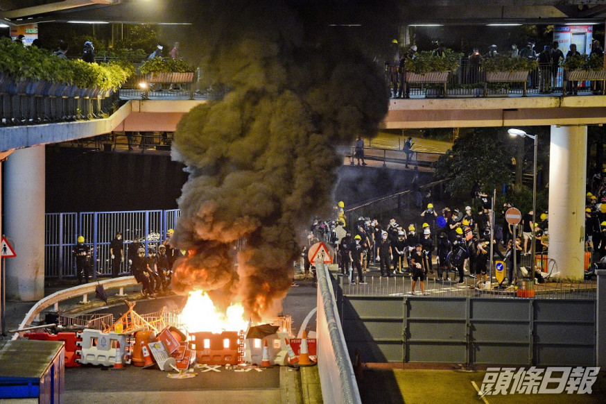 2019年香港爆發修例風波。資料圖片