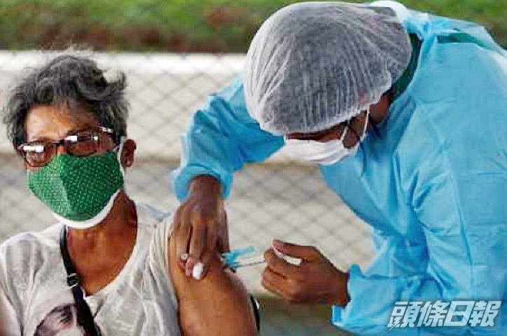 巴西醫院員工接種科興疫苗後後,新增病例較聖保羅的民眾減少。資料圖片