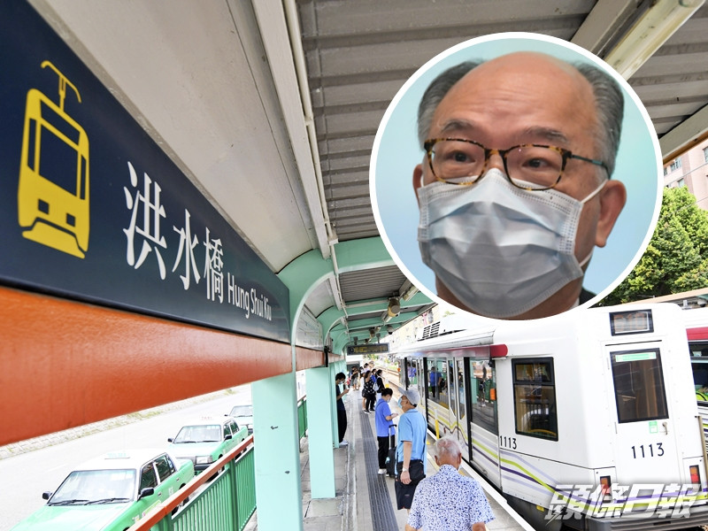 陳帆(小圖)指,連接洪水橋/厦村至深圳前海的港深西部鐵路,預料明年完成首階段研究。資料圖片