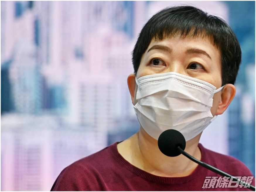 張竹君是疫情記者會上市民最熟悉的面孔。資料圖片