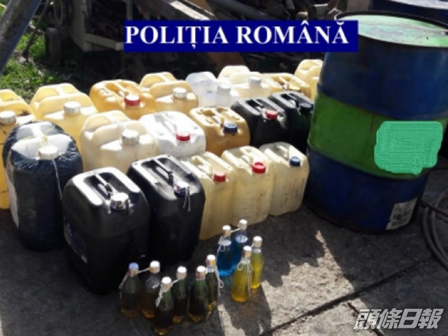 羅馬尼亞檢察部門扣留7名涉嫌在美軍基地偷燃料的賊人問話。網圖