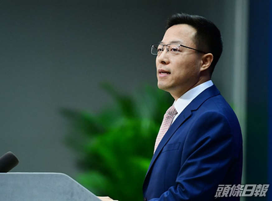 外交部發言人趙立堅。外交部網頁圖片