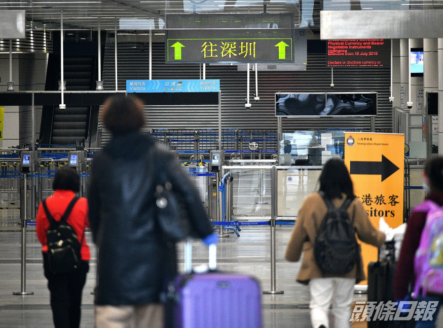 男患者本月6日經深圳灣口岸以豁免人士身分回港。資料圖片