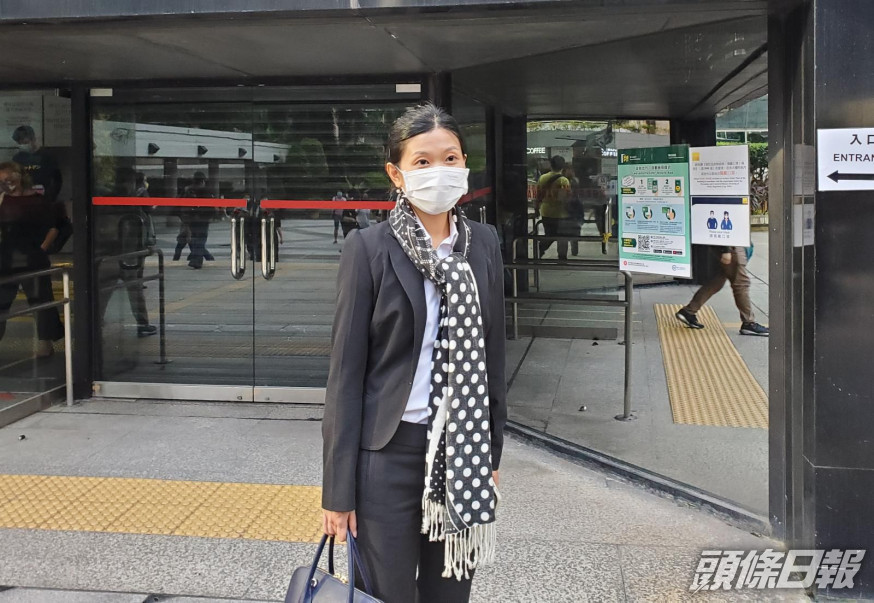 專家證人梁曉姿。陳子豪攝