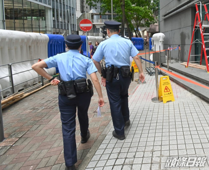 37歲女警察通訊員初步確診。資料圖片