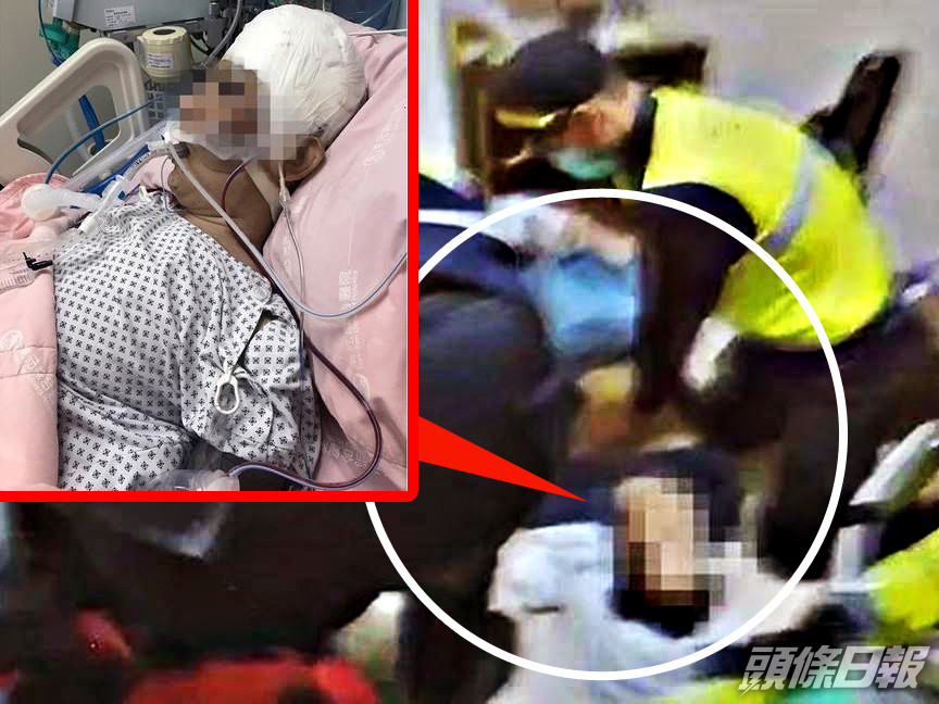 消防救護人員第二次抵達現場,將死者送院。互聯網圖片