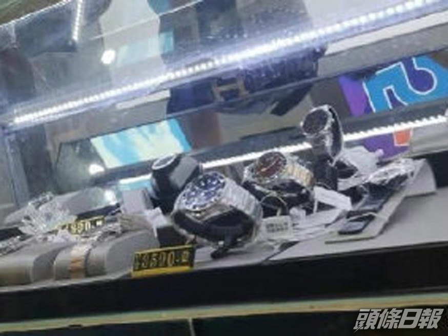 店內手表櫃台。(網上圖片)