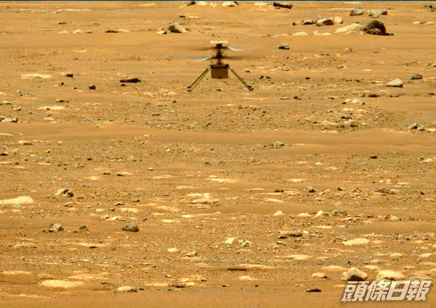 「機智號」傳照片回地球。NASA圖片