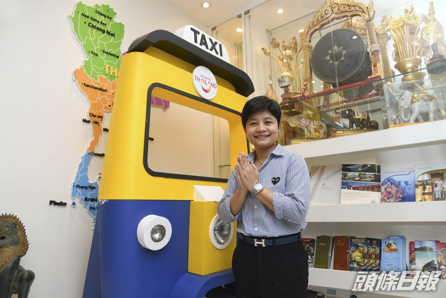 泰國政府旅遊局香港辦事處處長Naparat Vudhivad稱,全新香港版旅遊網站會不斷帶來合適香港人的旅遊情報,策劃行程更加稱心。何健勇攝