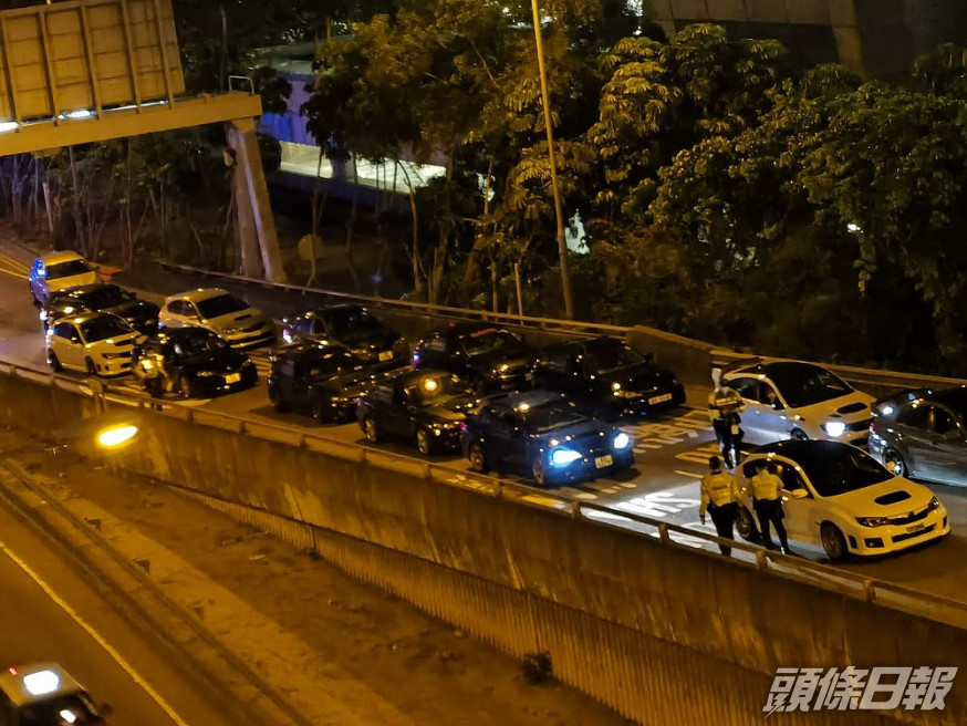 警丕時在各區打擊非法賽車及超速。資料圖片