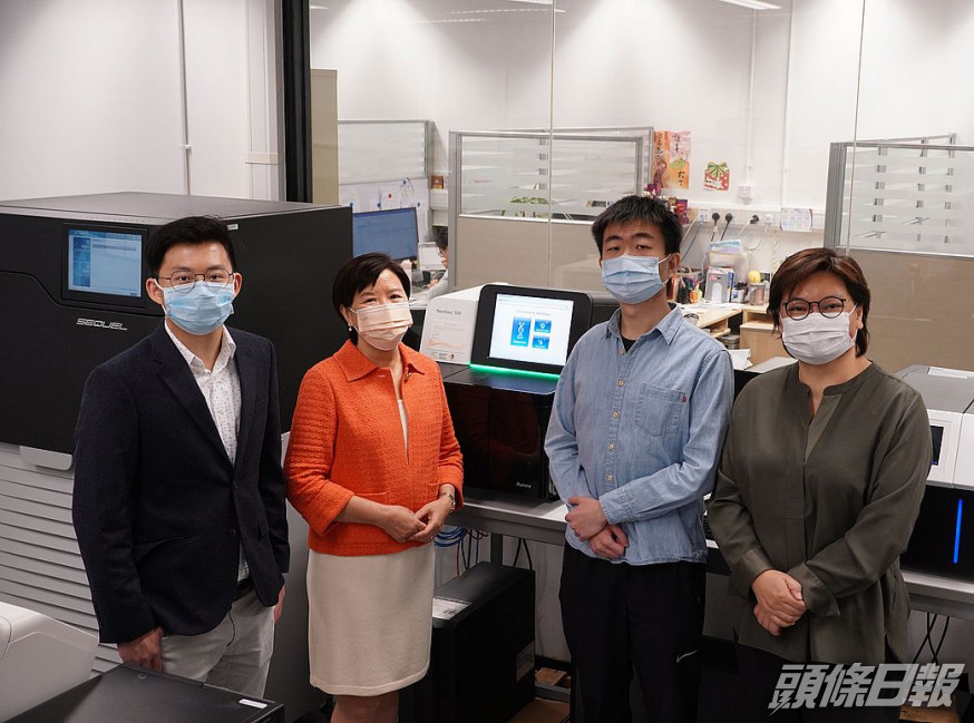 葉玉如教授 (左二)及其研究團隊。科大圖片