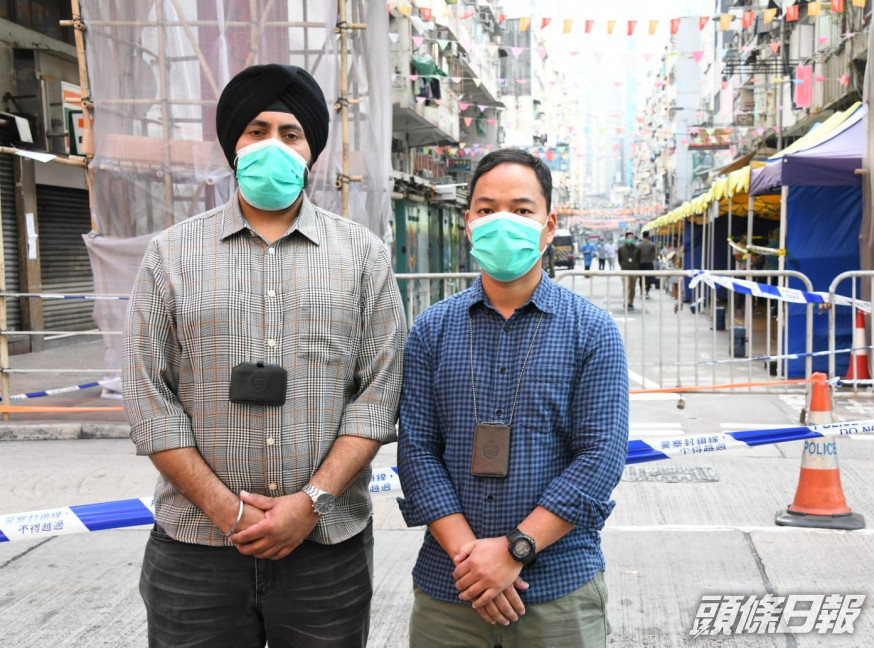 懲教署就「受限區域」共派出超過230名懲教人員參與。