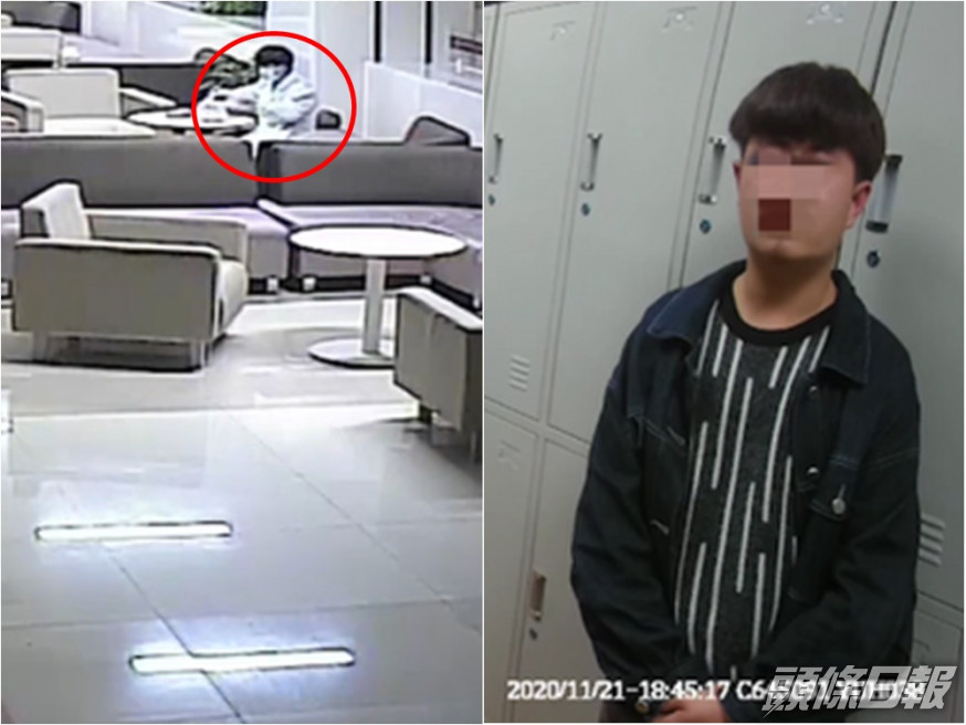杭州一名男子假冒醫生,只為偷走外賣。網圖