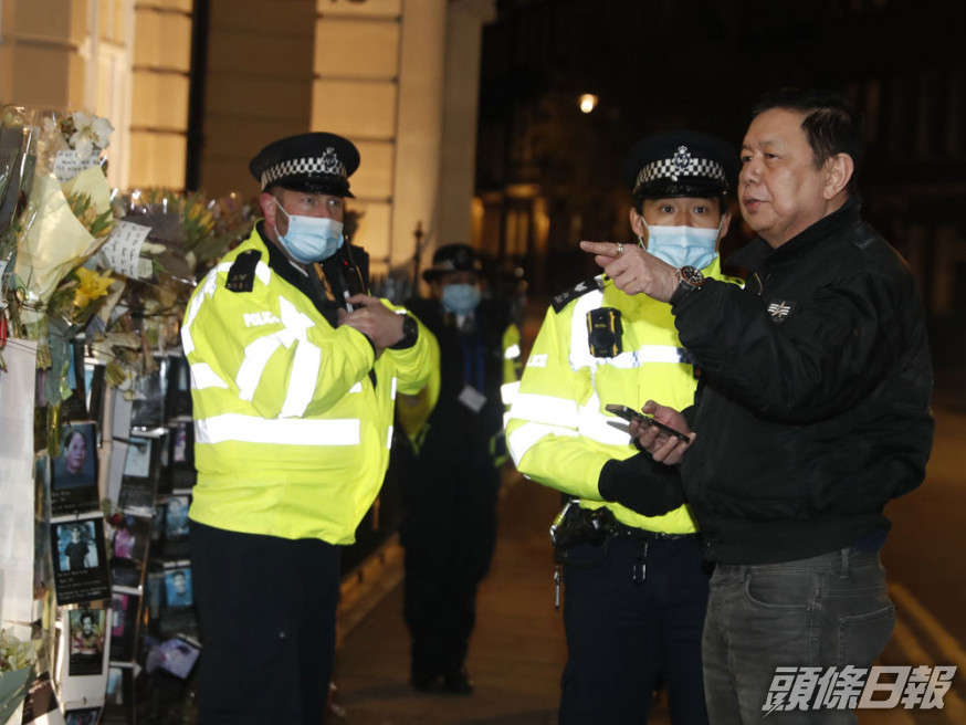 緬甸駐英國大使覺扎敏,被禁進止進入在倫敦的使館。AP圖片