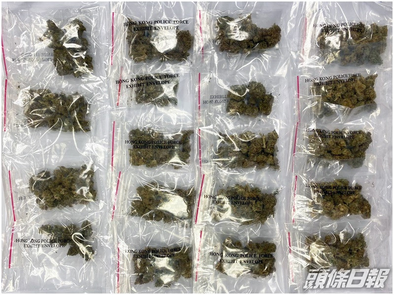 警尖沙嘴拘印度漢檢40萬元大麻花 頭條日報