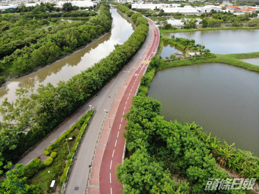 屯門至馬鞍山的單車路線將於今年9月正式貫通。網誌圖片