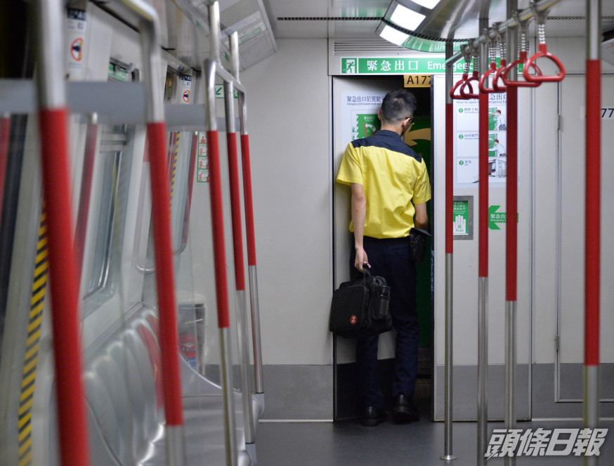 港鐵車長。資料圖片