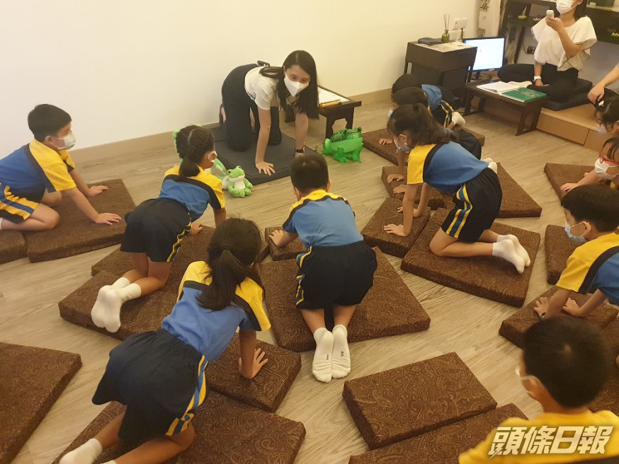 佛教慈敬學校推動禪修課程,助小學生管控情緒與減壓。