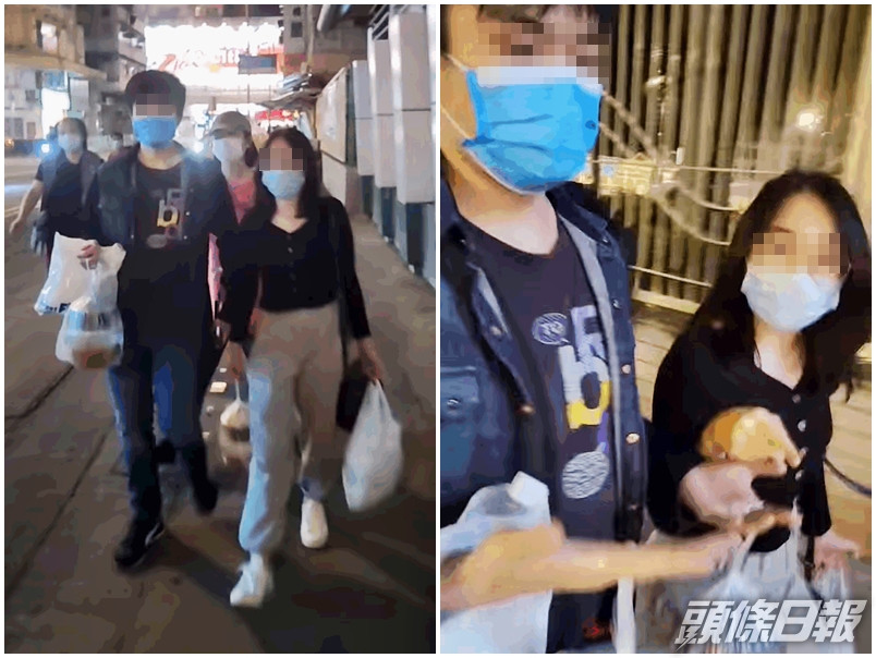 一對男女被指多次叫外賣後,以不同理由取消訂單或要求退款,疑似「食霸王餐」。「元朗花甲粉」FB影片截圖