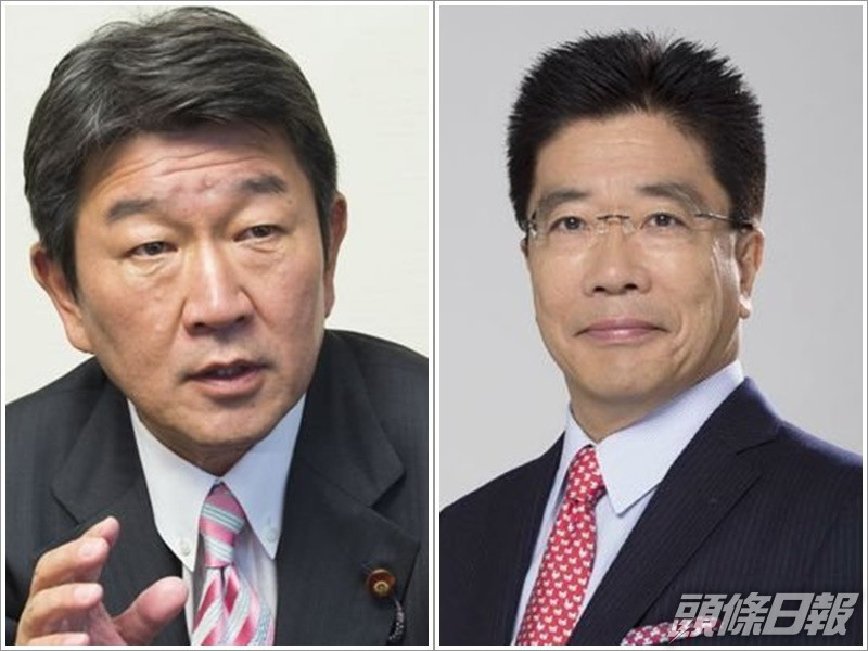 茂木敏充(左)及加藤勝信(右)在黨內各有支持者。twitter