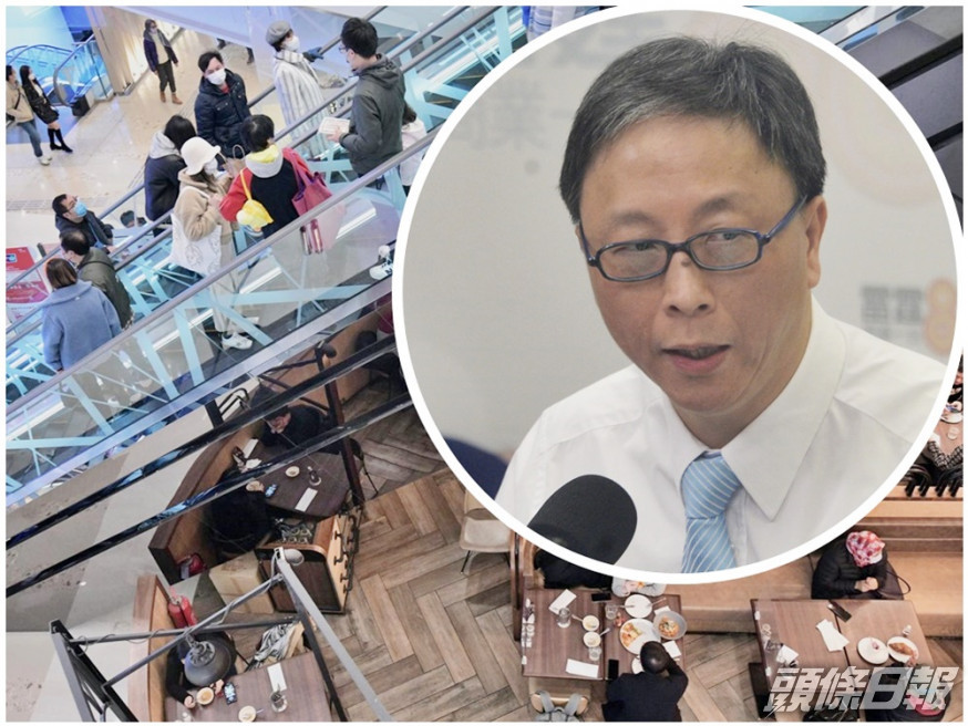 何栢良(小圖)質疑商場提早關門的成效。資料圖片