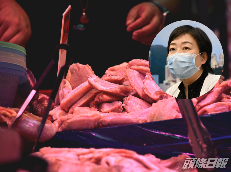 張竹君提醒接觸凍肉後要洗手。