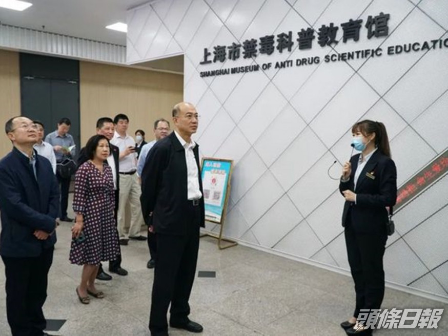 圖中為國家禁毒辦常務副主任、公安部禁毒局局長梁雲。新華社圖片