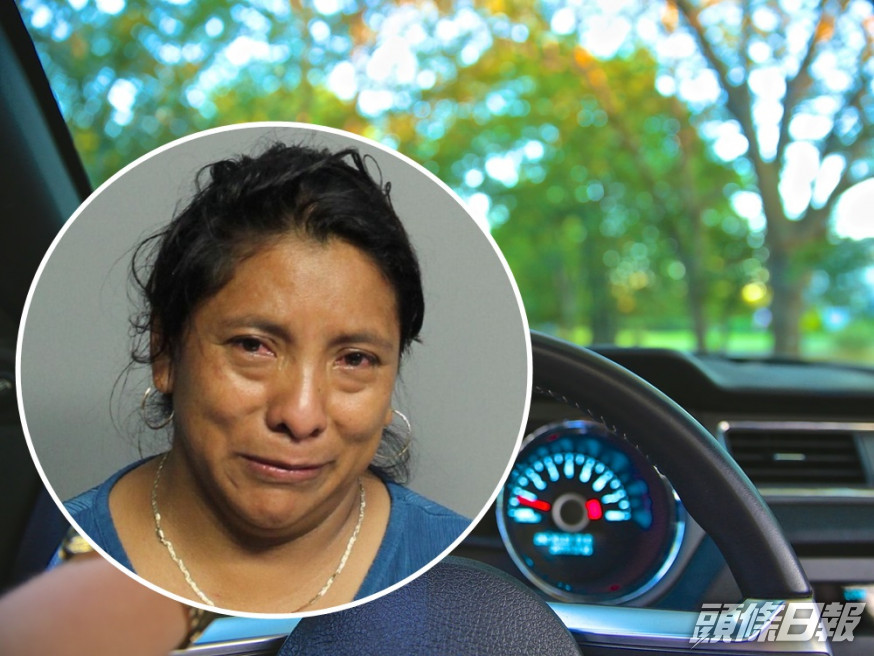 保母胡安娜(小圖)疑將女童遺留在車上使她熱死,面臨過失殺人指控被還柙。大圖為Unsplash示意圖,非涉事車輛