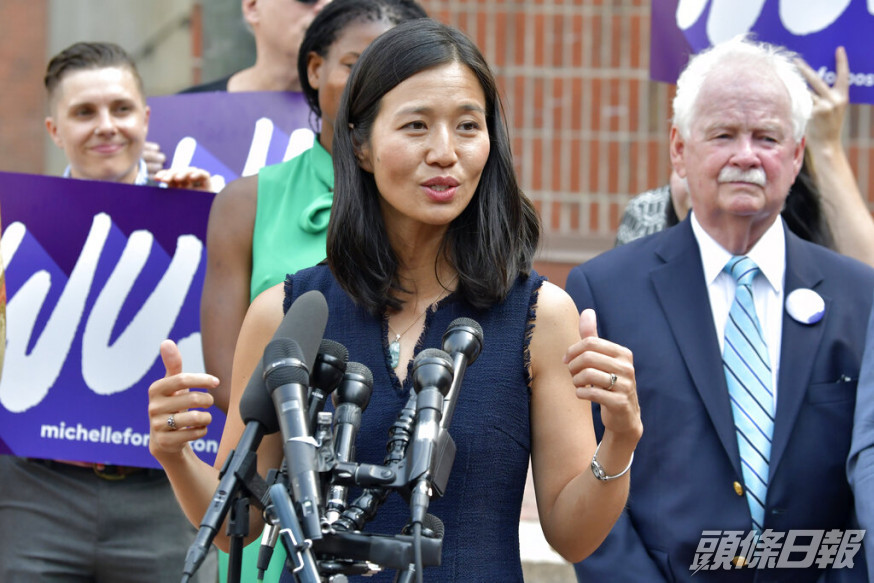 若吳弭勝出今年的市長大選,將成為波士頓首位女性市長和首位亞裔市長。美聯社圖片