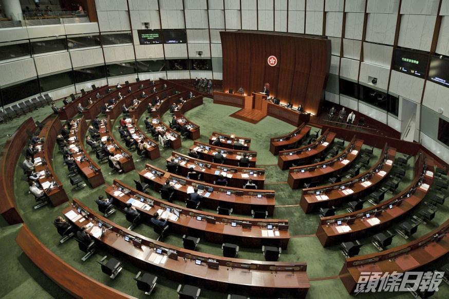 港府批評反中亂港勢力在立法會製造混亂、癱瘓特區政府運作,甚至勾結外部勢力損害香港的安全和利益。資料圖片