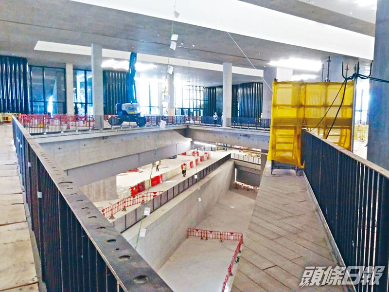 《星島》獲得獨家相片所見,M+大樓現時興建進度理想。
