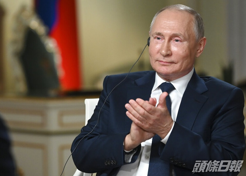 普京NBC在專訪中表示,不認為中國是一個威脅。AP圖