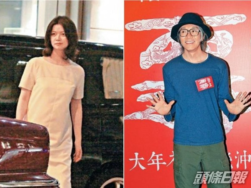 周星馳指98年與于文鳳發展成情侶。資料圖片