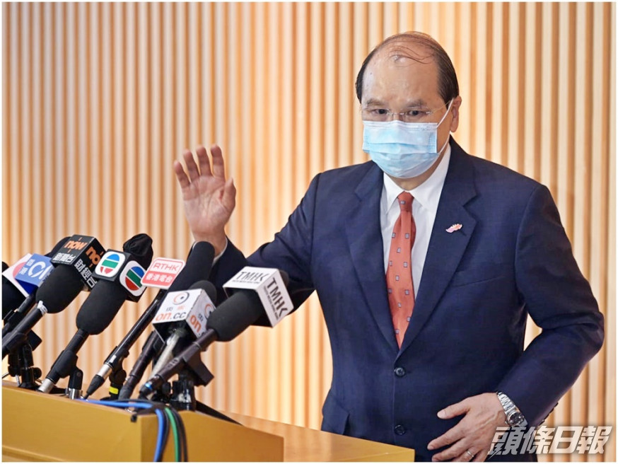 張建宗感謝中央及歷任特首對他的信任和支持。