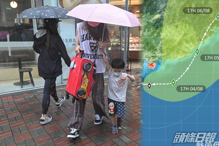 天文台預料三號強風信號將於今晚及明早維持一段時間。
