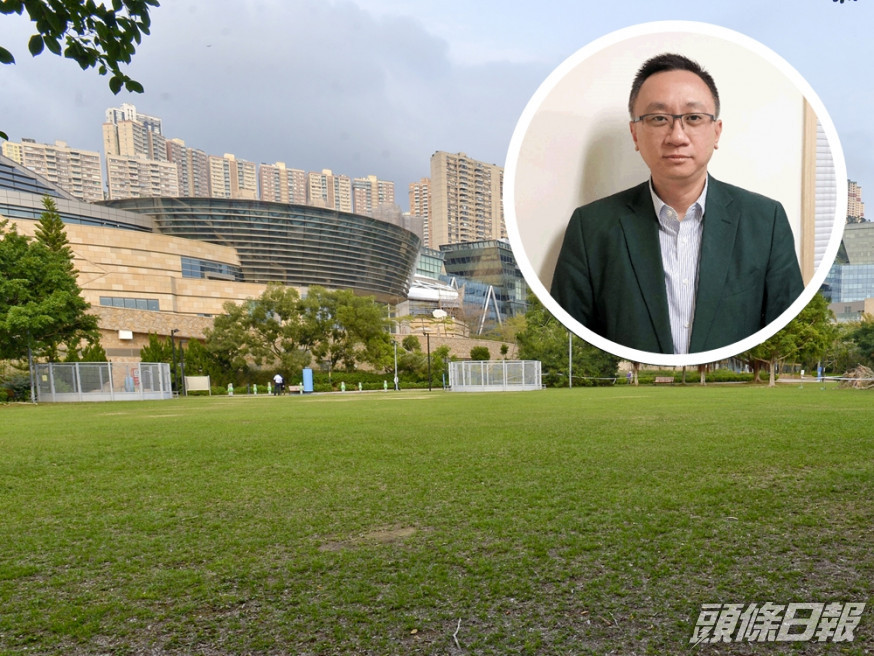 香港資訊科技商會榮譽會長方保僑指數碼港擴建非將海濱公園變遊樂場。資料圖片