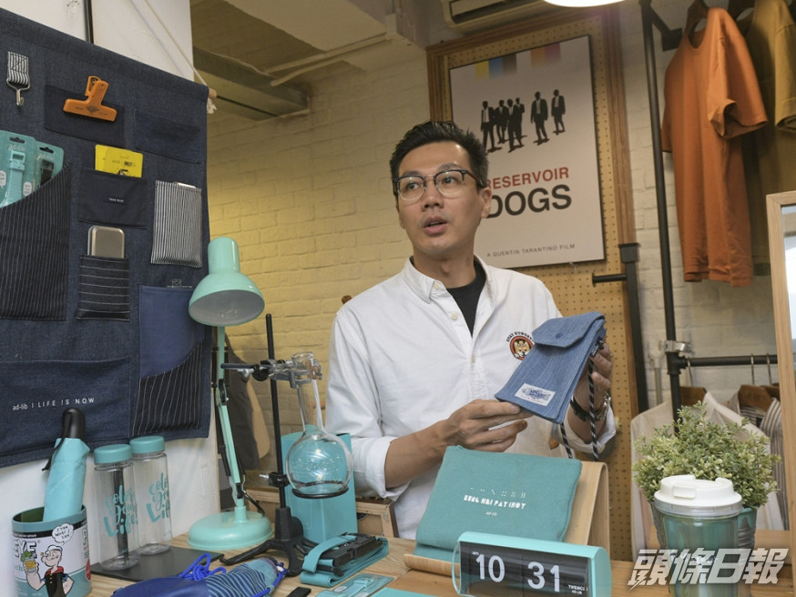 ad-lib創辦人陳志山今年初回流香港設自動化生產綫，加快產品設計速度。 陳浩元攝