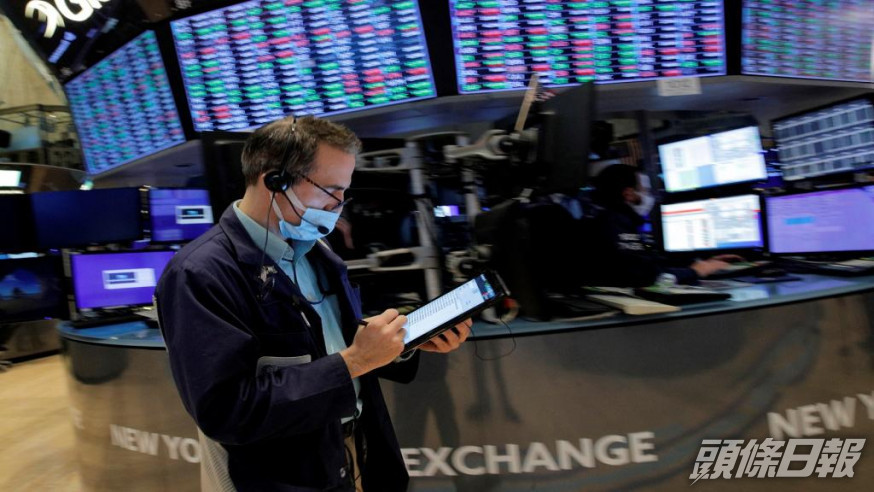 美股表現反覆，三大指數向下。REUTERS圖片
