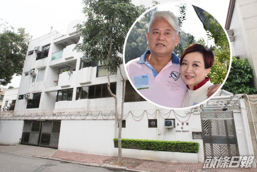 陳百祥與太太黃杏秀持有玉寶閣單位被指涉僭建。 資料圖片