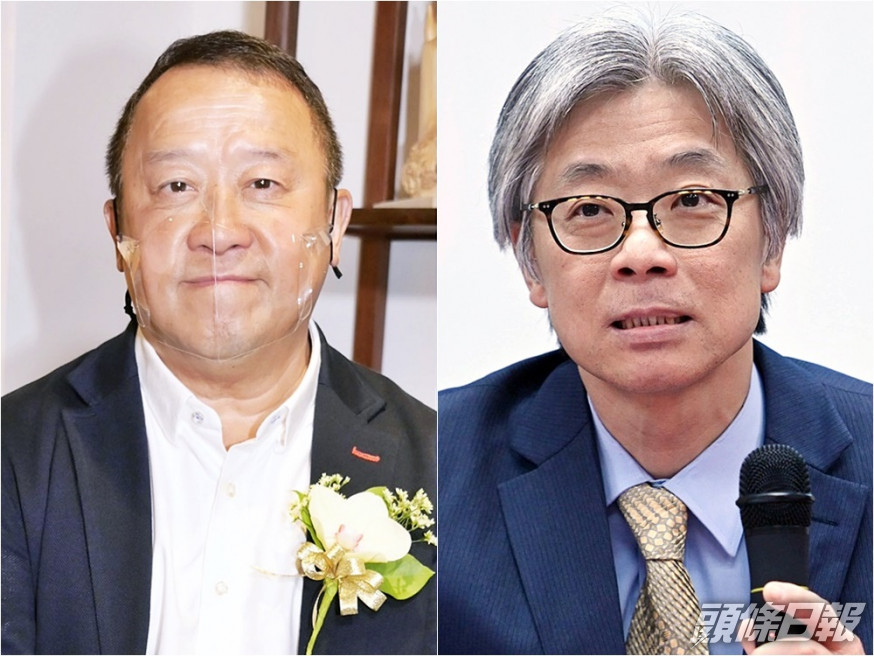 左起:曾志偉、蕭世和。資料圖片