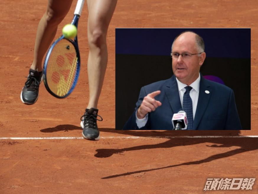 西蒙(小圖)表示WTA暫停在中國辦賽事。